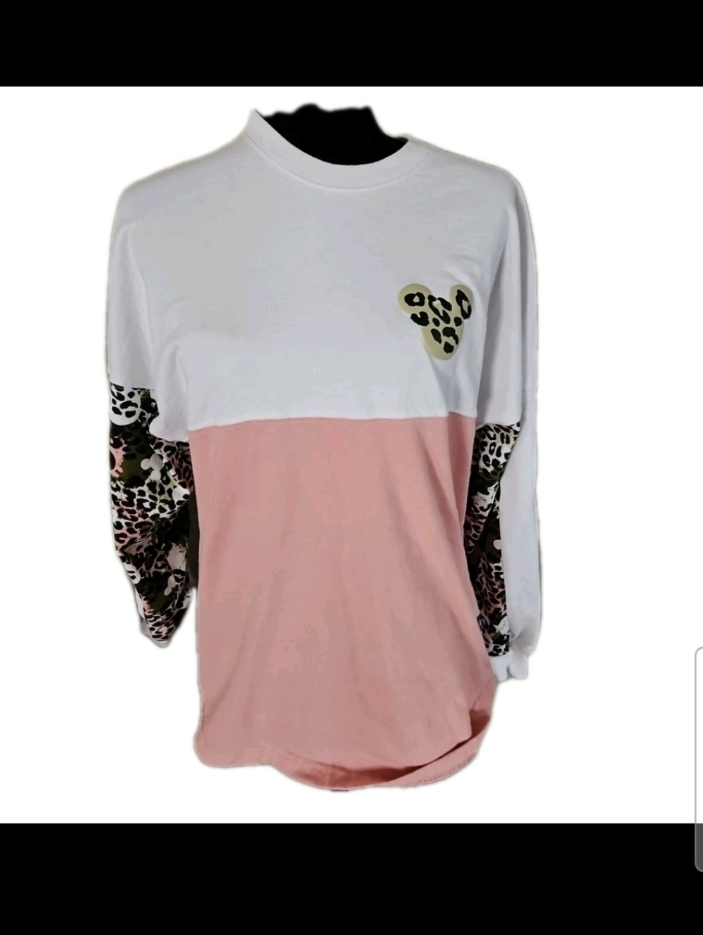 Disney Womens Wild About Disney Animal Print Spirit Jersey XS - Picture 2 of 13